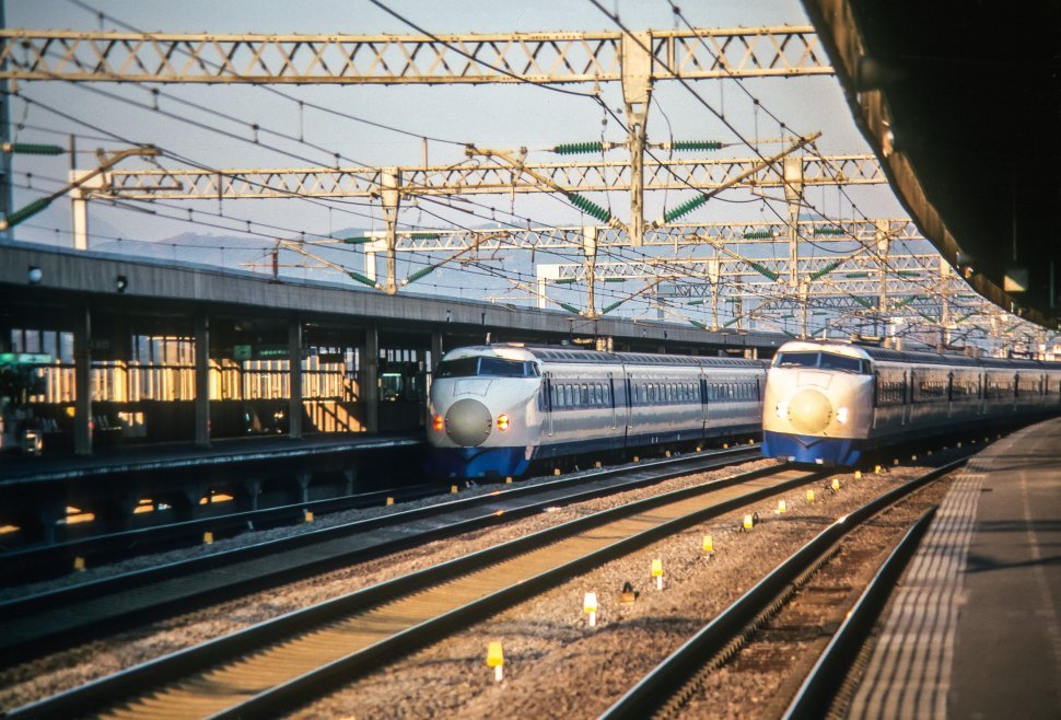 Free image of Bullet trains arriving at the station, Europe