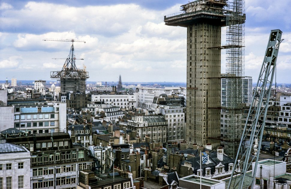 Free image of Tower Cranes at building site in Europe